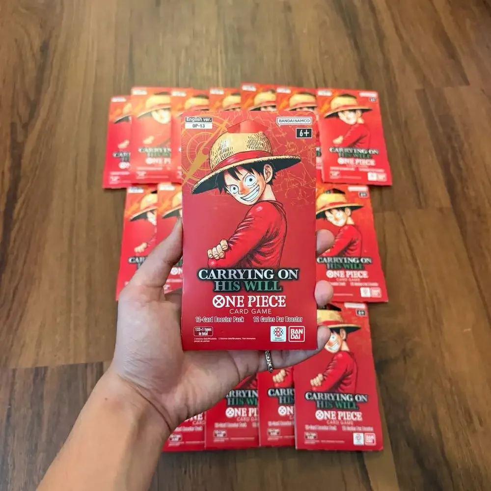 Bandai One Piece Card Game Carrying On His Will (OP-13) English Sleeved Booster
